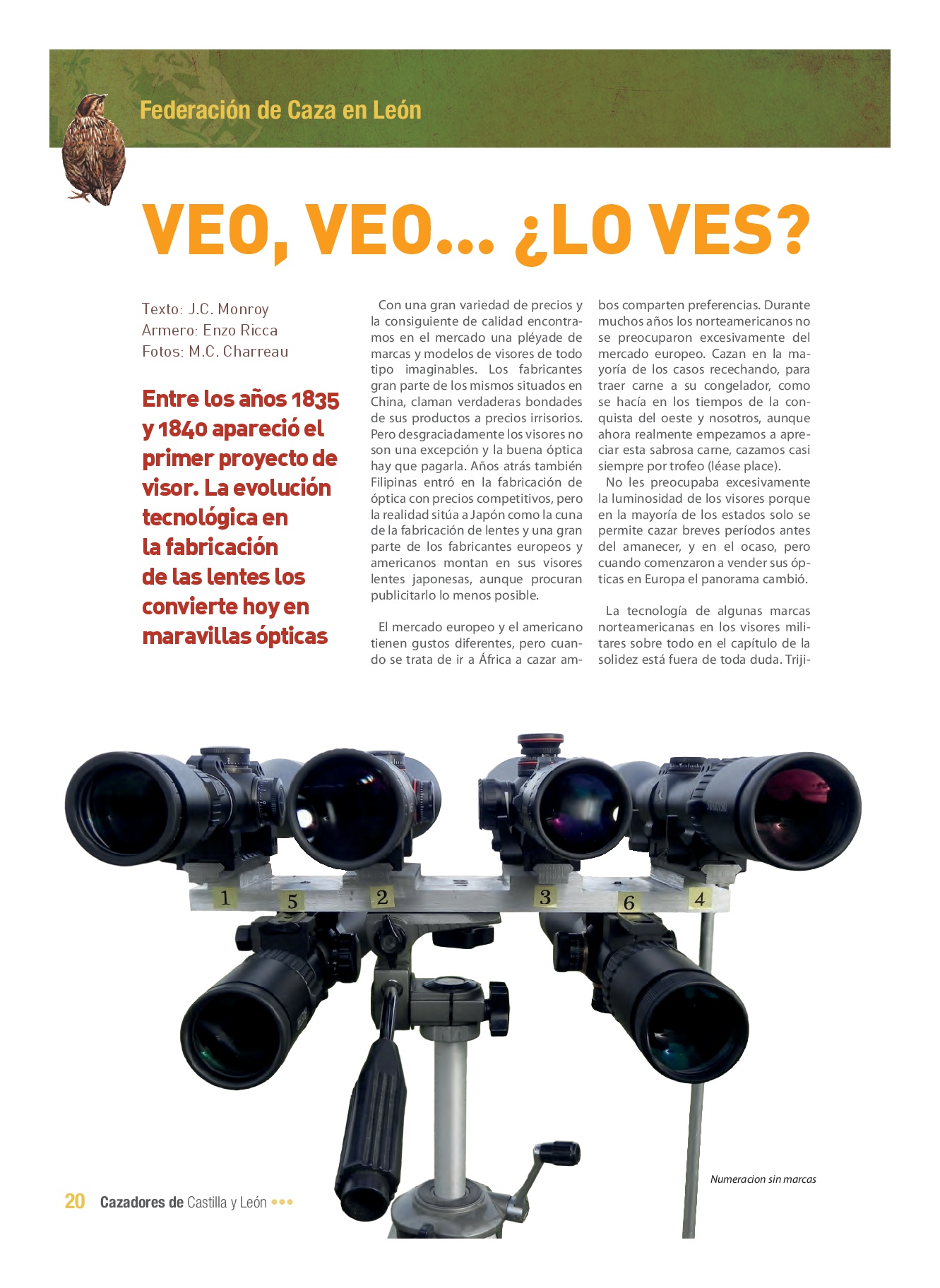 Página 20 Revista Cazadores de Castilla y León nº 12